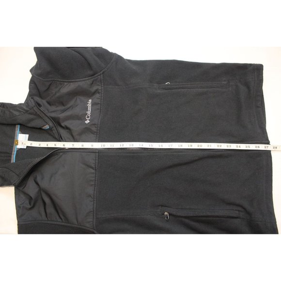 Columbia men's full zip hooded hybrid‎ fleece jacket S - Picture 10 of 14